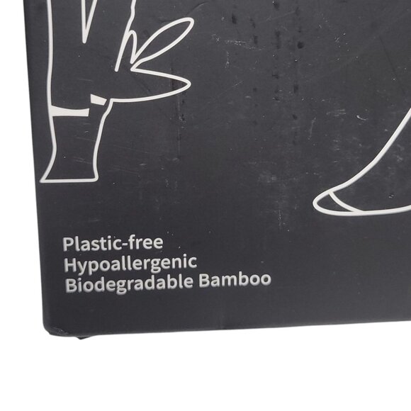 BBFrey Natural Bamboo Compression Socks 15-20 mmHg 6 Pairs Plastic-Free Hypoall - Picture 4 of 9